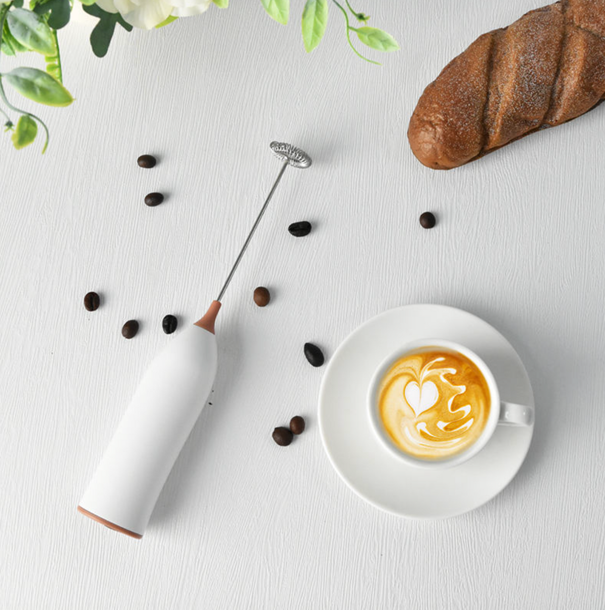 Portable Rechargeable USB Milk Frother