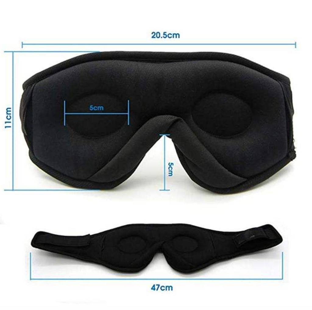2026 Wireless Bluetooth Sleep Mask with Bone Conduction Headphones