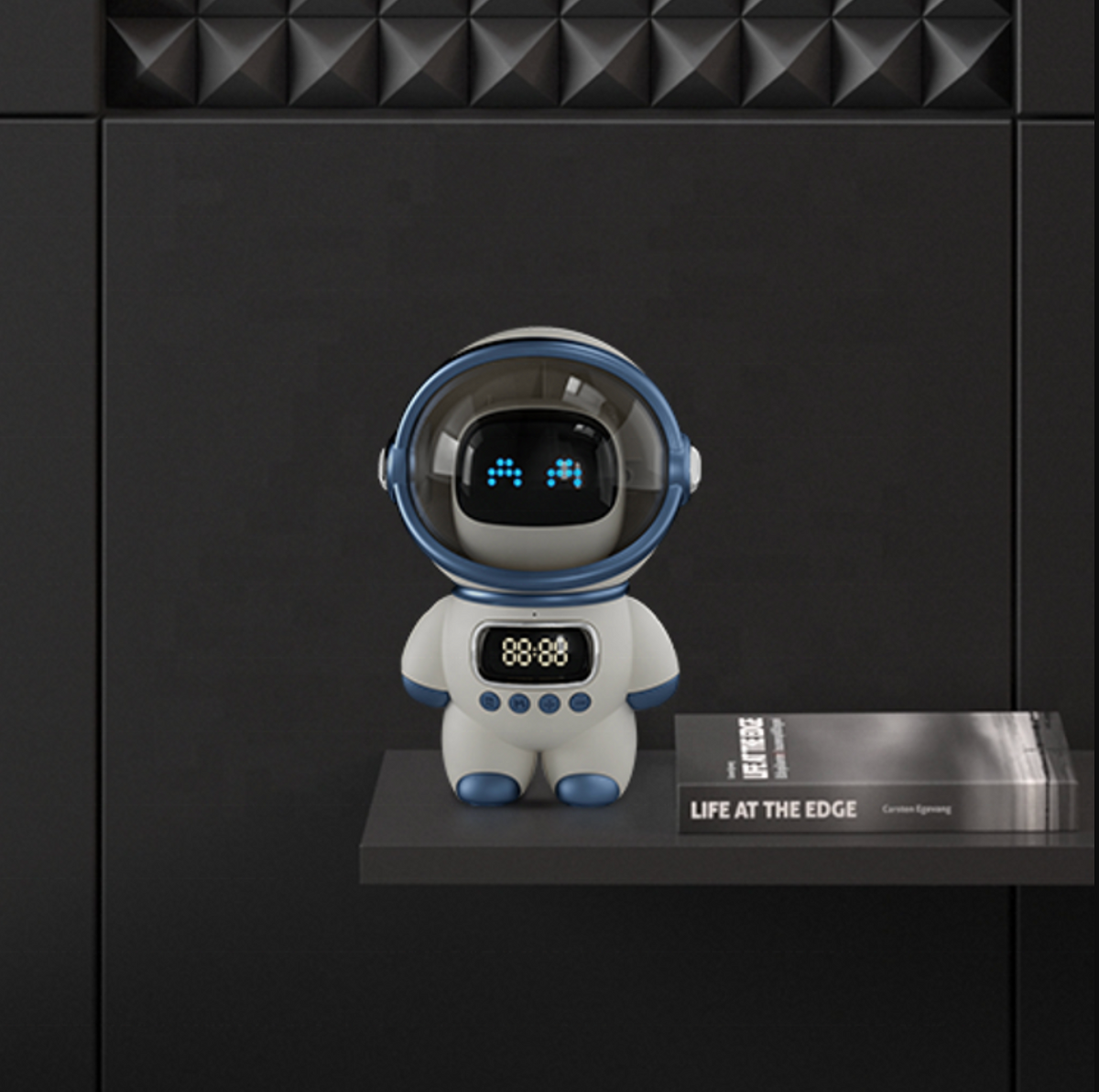 Creative Spaceman AI Smart Speaker Alarm Clock with FM Radio,