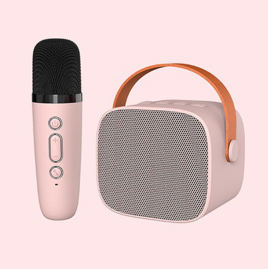 Mini Karaoke Bluetooth Speaker with Microphone