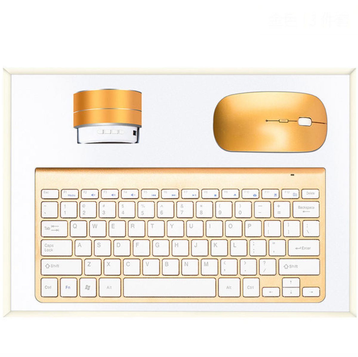4-in-1 Wireless Office Gift Set – Keyboard, Mouse, USB Flash Drive & Pen | Corporate Business Gift Set